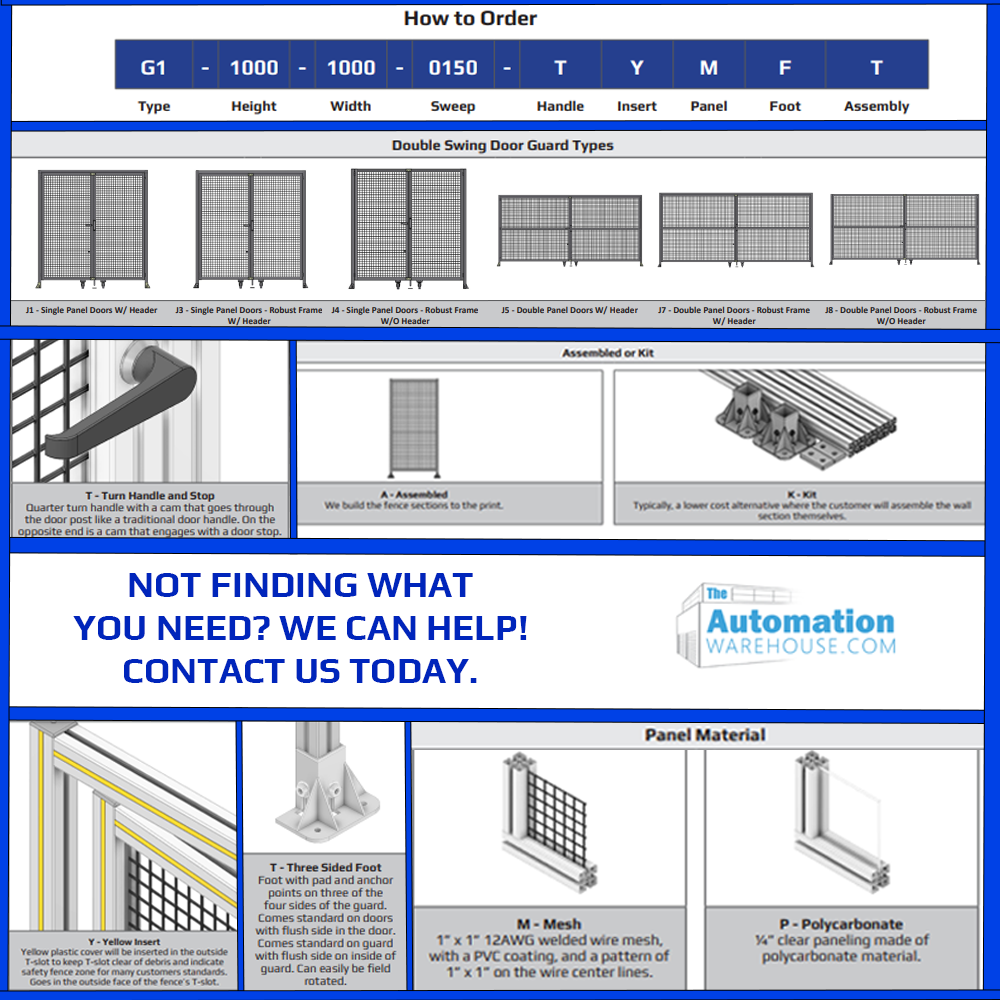 J4-1400-1600-0150-TYPTK SINGLE PANEL, DOUBLE DOOR-FRAME W/O HEADER-HANDLE ON LEFT 1400MM X 1600MM  1/4" POLYCARB, AS A KIT